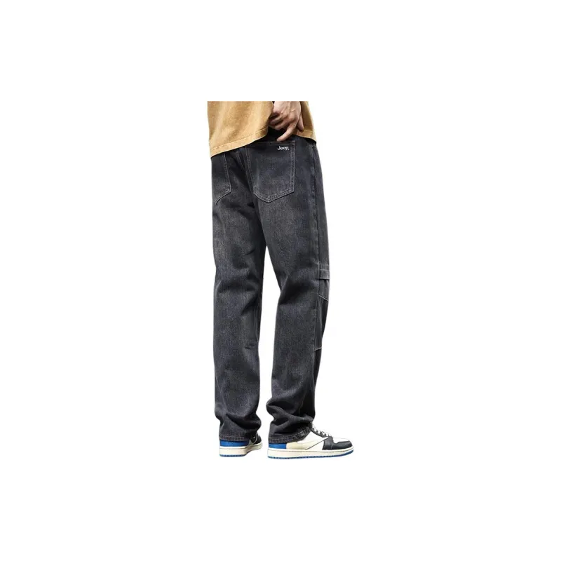 Jeep JEEP Jeans Men's Gray Black-1