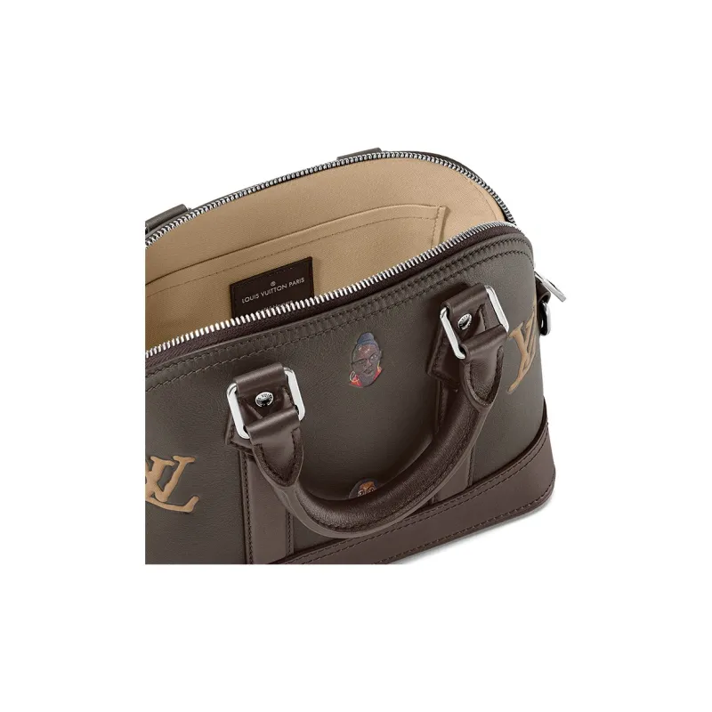 LOUIS VUITTON Alma 25 Henry Taylor Brown-4
