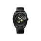 Black Case Yellow Dial Black Leather