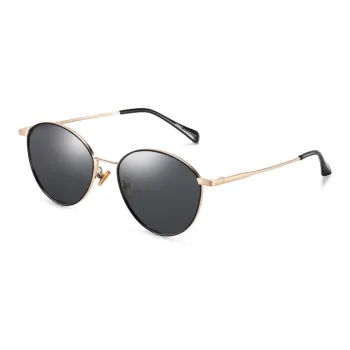  JIGOTT Metal Oval Sunglasses Unisex