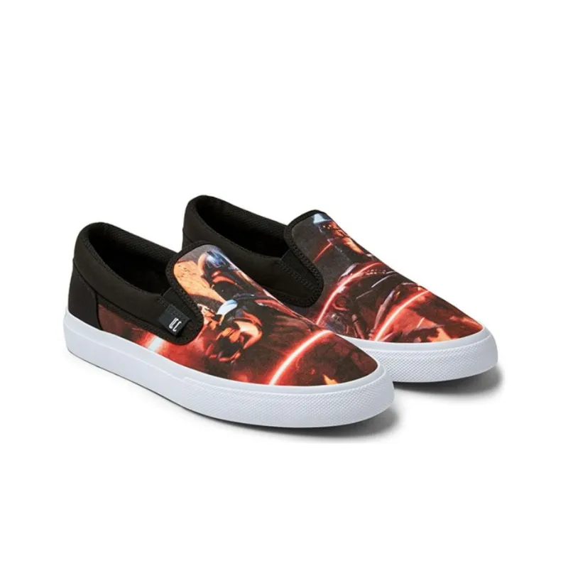 XINGZHAN x DC Shoes Slip-Resistant Cushioning Low-Top Skateboard Shoes Unisex Red-2