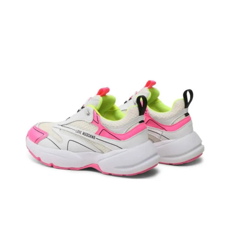LOVE MOSCHINO Logo print Panelled Mesh Sneakers-2