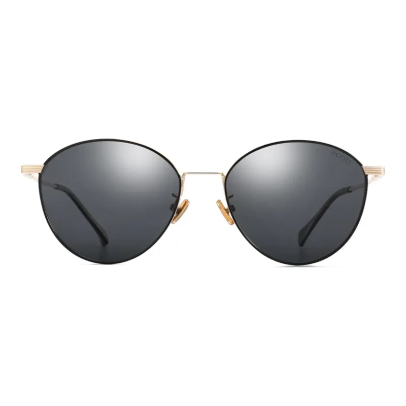  JIGOTT Metal Oval Sunglasses Unisex-1