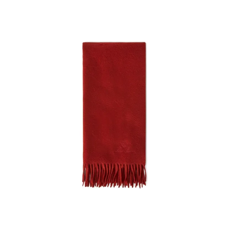 Loro Piana Grande Unita Fringed Edge Scarf-0