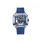 White Case Blue Dial Blue Tapes