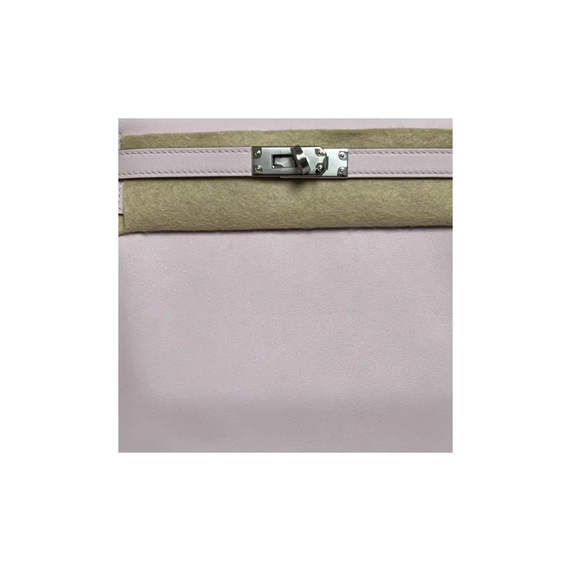 HERMES Kelly Danse Swift Leather Handheld Shoulder Bag Crossbody Bag Women's 09 Mauve Pale Dream Purple-1