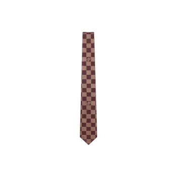 LOUIS VUITTON Mulberry Silk Ties Men's Brown