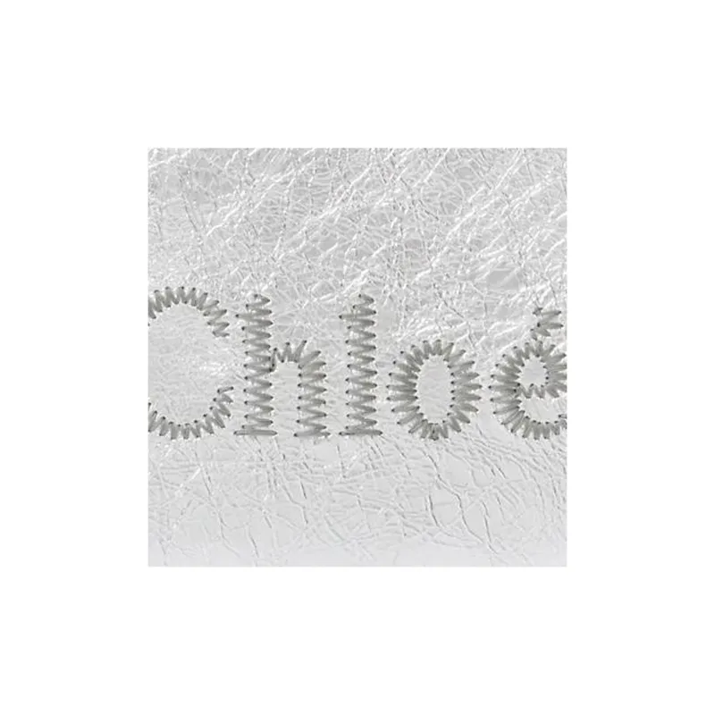 Chloe Calfskin Coin Purse Small Size Women's Silver-3