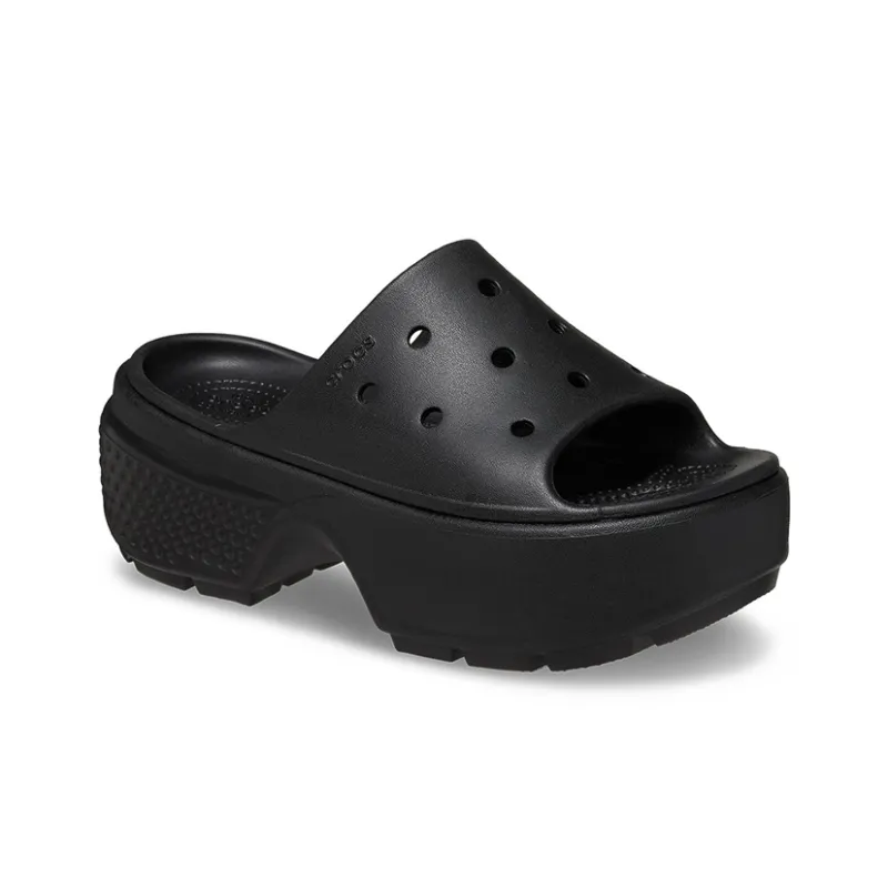 Crocs Stomp Slides 'Black' Women's-2