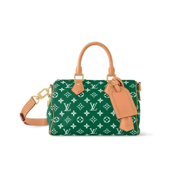 LOUIS VUITTON Speedy P9 Bandoulière 25 Monogram Leather Green