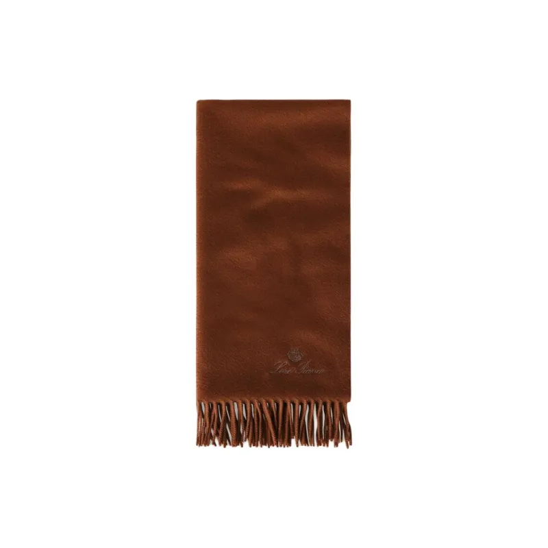 Loro Piana Knit Scarves Women's Umber-0