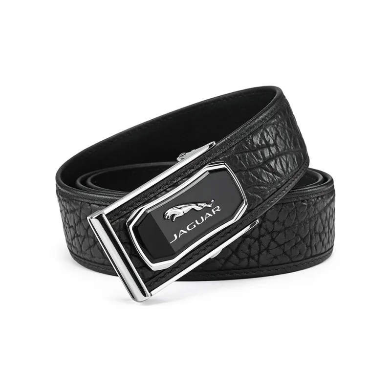 JAGUAR Fashion Business Wild Leather Leather Belts Men's Width 3.7cm-2