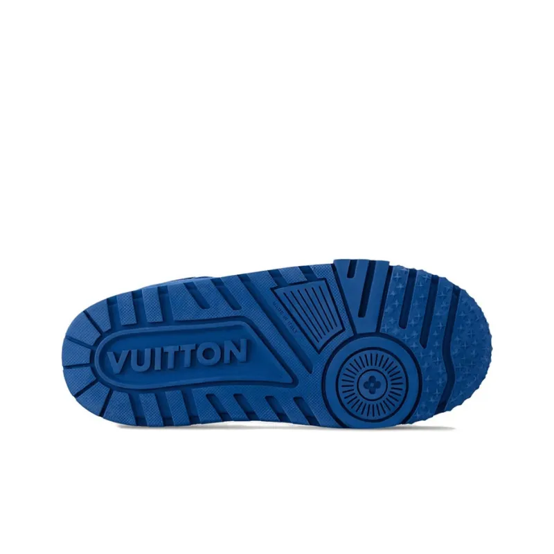 LOUIS VUITTON LV Trainer Maxi Sneaker Blue-4