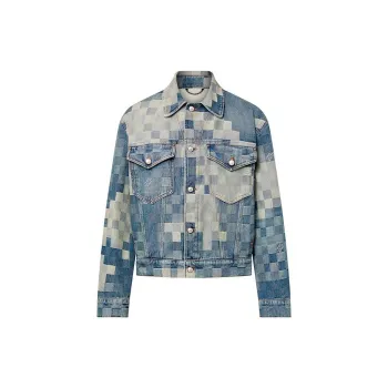 LOUIS VUITTON Damier Damoflage Classic Denim Jacket