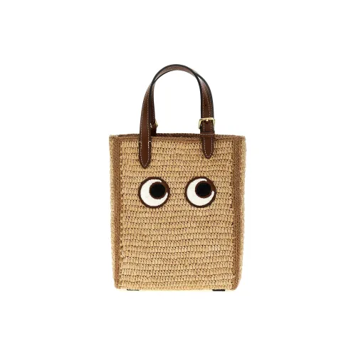 Anya Hindmarch Eyes Raffia Tote Bag