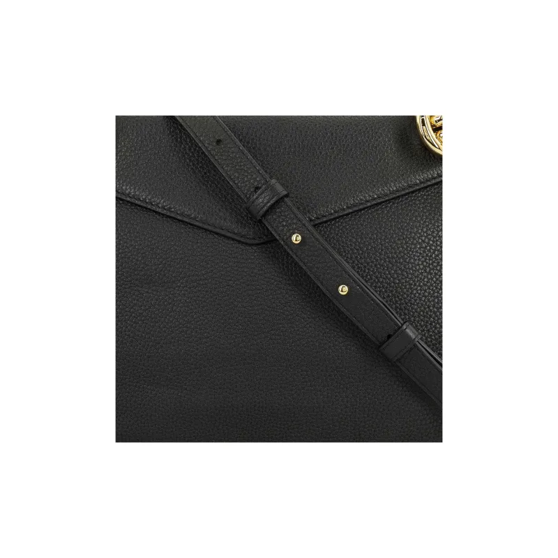 Bottega Veneta Grain Calfskin Envelope Bag, Crossbody Bag, Shoulder Bag Medium Size Women's Black-7