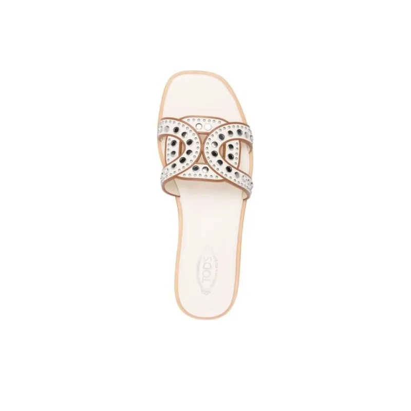 TOD'S Studded Slip On Sandals Women's-4