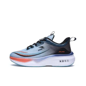 Kinglake Cushioning, Abrasion Resistant, Slip Resistant Low Top Running Shoes Unisex Black Blue