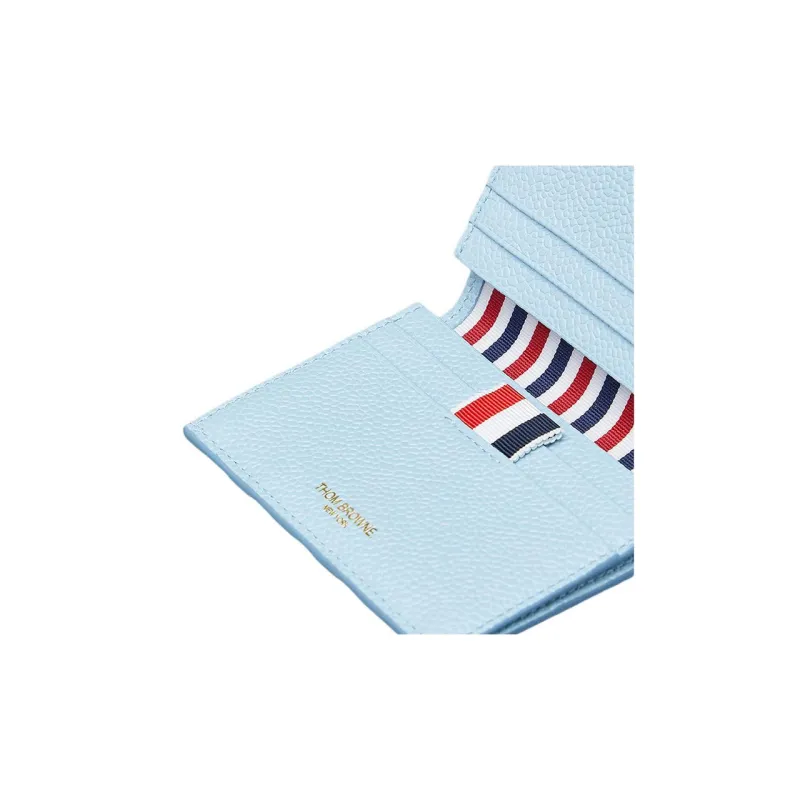 THOM BROWNE· Cow Leather Wallet Men's Blue-2