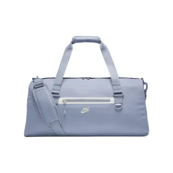 Nike Polyester Handbag, Shoulder Bag, Crossbody Bag, Travel Bag Unisex Gray Slate & Light Silver
