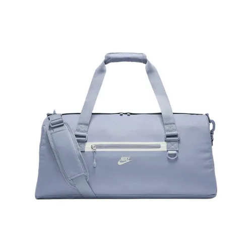 Nike Travel Bag Gray Slate With Light Silver Accents