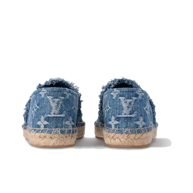 LOUIS VUITTON Helios Espadrilles Women's Black-4