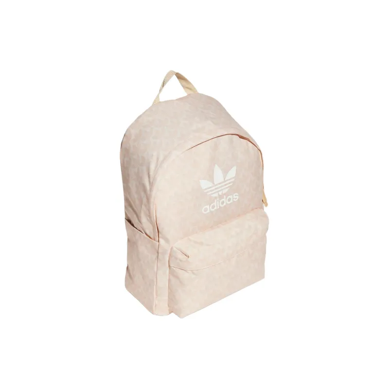 Adidas Originals Recycled Polyester Plain Weave Fabric Backpack Regular Unisex Sand-1