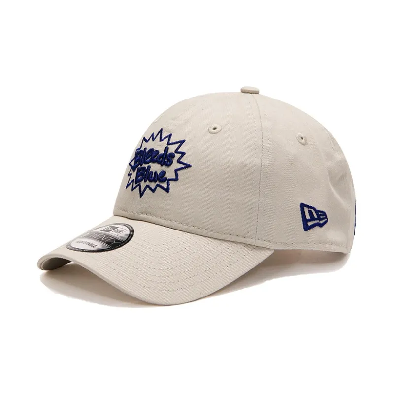 New Era Cotton Baseball Caps Unisex Ivory White-0