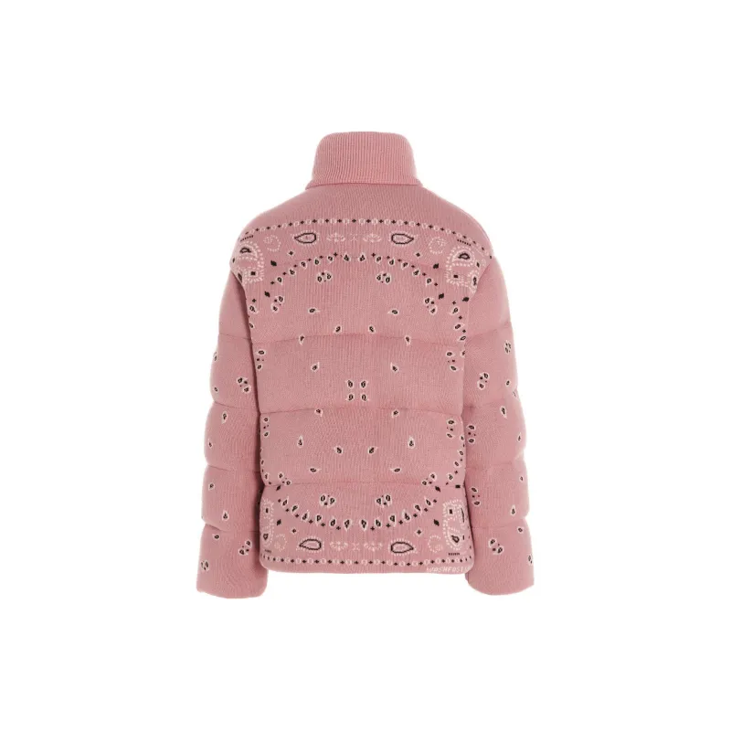 Alanui Bandana Jacquard Puffer Jacket-1