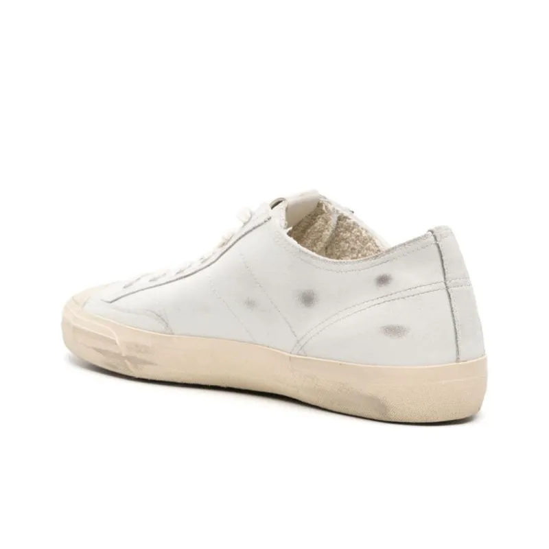 Golden Goose V Star 2 Low Top Skateboard Shoes Men's White-3