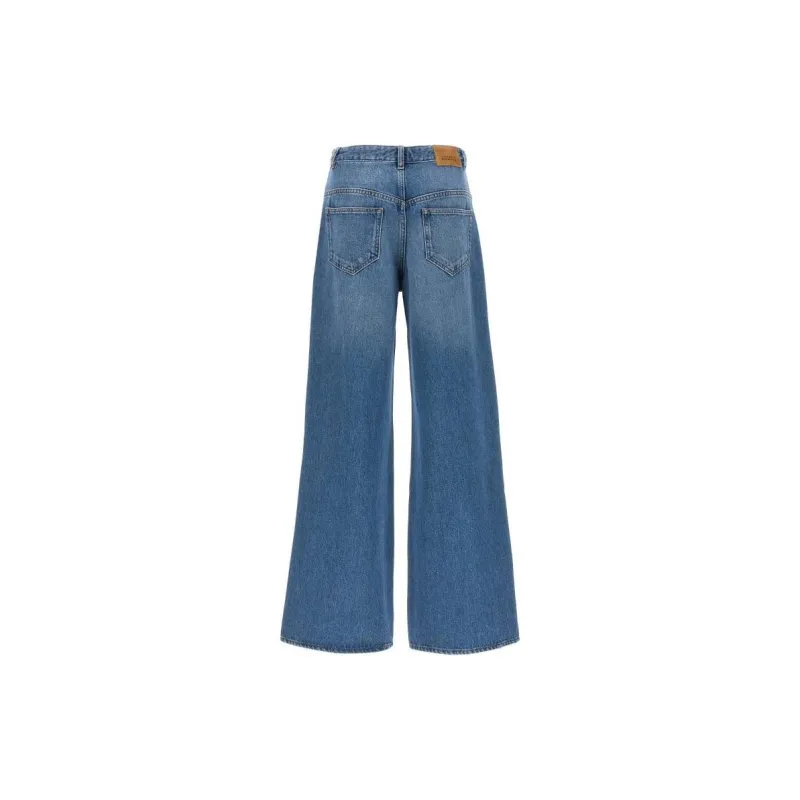 ISABEL MARANT Lemony Wide Leg Jeans-1