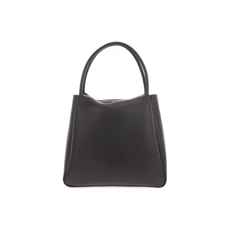 PRADA Genuine Leather Handbag Women's Black-2