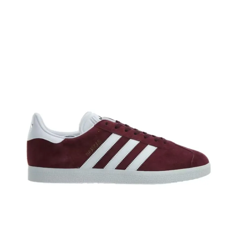 Adidas Gazelle Maroon White Gold Metallic-1