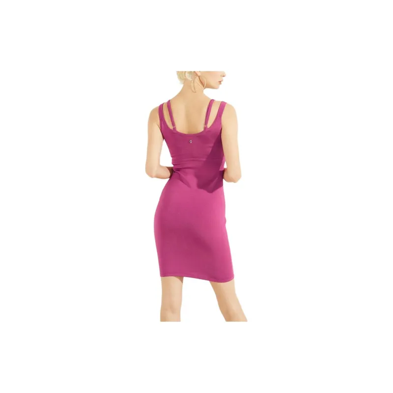 GUESS Gemma Bodycon Dress Slip Dresses Women's Purple-1