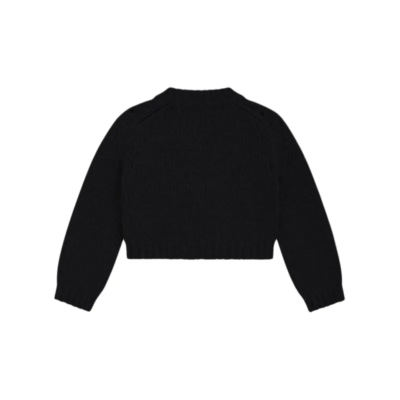 WE11DONE SS24 Sweater Women's Black-1