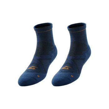 MUSCLESWING Mid Calf Socks Unisex 2 Pack Navy Blue