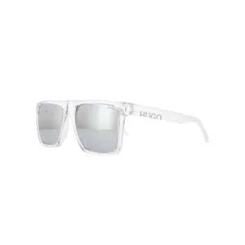 HUGO BOSS Plastic Rectangular Sunglasses Men's Transparent