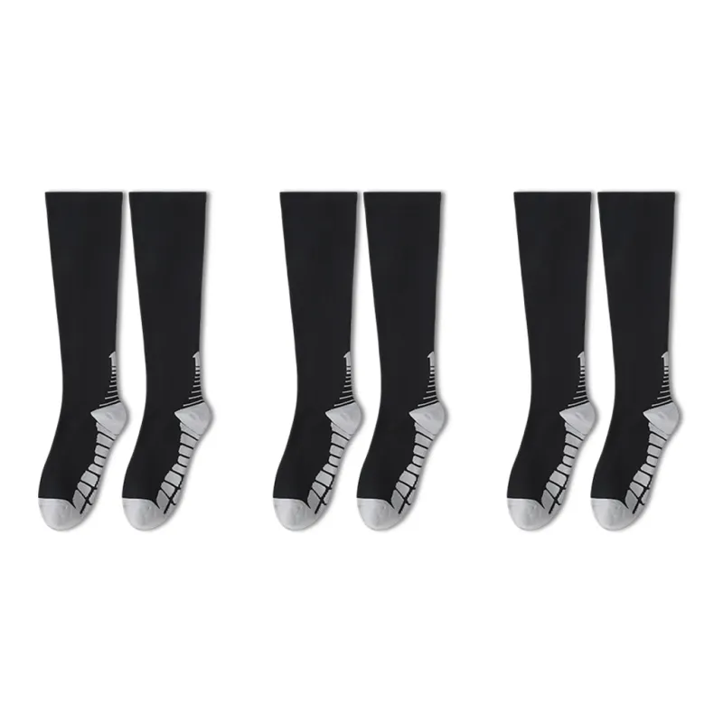LUOLIAN Knee High Socks Unisex 3 Pack-9