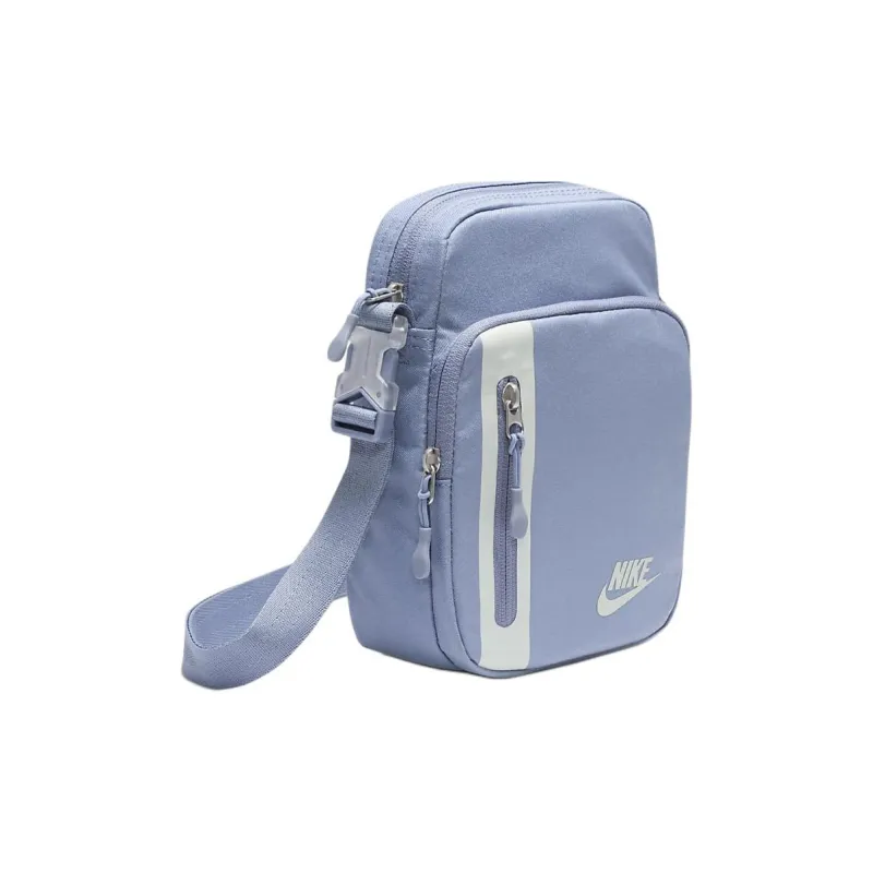 Nike ELEMENTAL Fabric Portable Crossbody Bag Shoulder Bag Unisex Gray Slate Blue & Light Silver-1