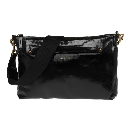 ISABEL MARANT Cow Leather Crossbody Bag, Shoulder Bag Women's Black