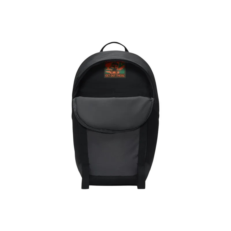Nike Fabric Backpack Regular Unisex Black & Coal Black & Dutch Orange-1