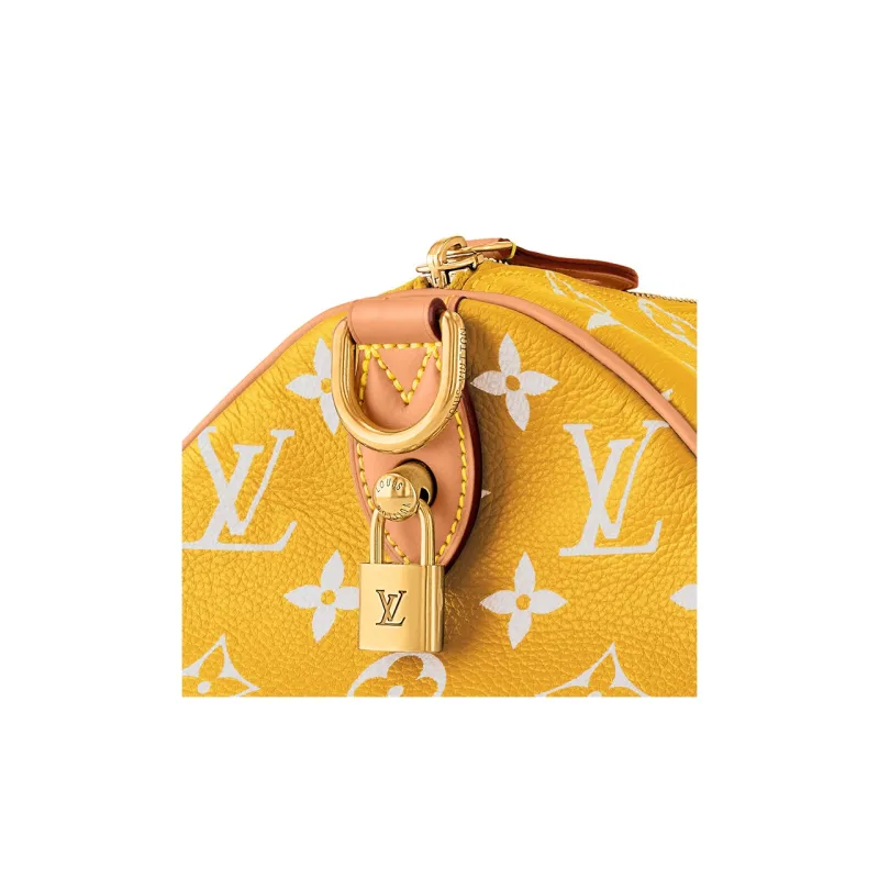 LOUIS VUITTON Speedy P9 Bandoulière 40 Monogram Leather Jaune Mat-6