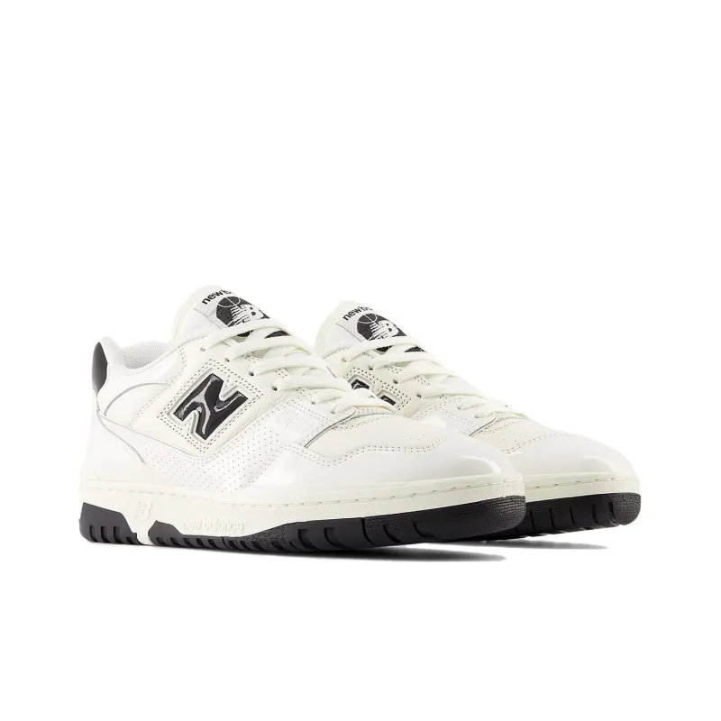 New Balance 550 Sea Salt Black Patent-2