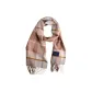 Light Camel White Plaid
