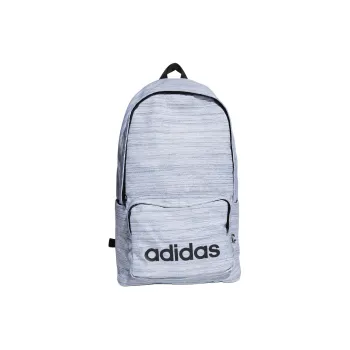 Adidas Recycled Polyester Plain Weave Fabric Backpack Unisex Crew Blue With Core White And Black