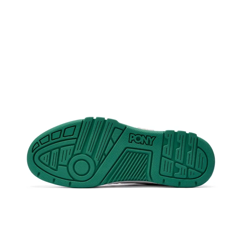 PONY M100 Slip Resistant Cushioning Low Top Skateboard Shoes Unisex Beige Green-4