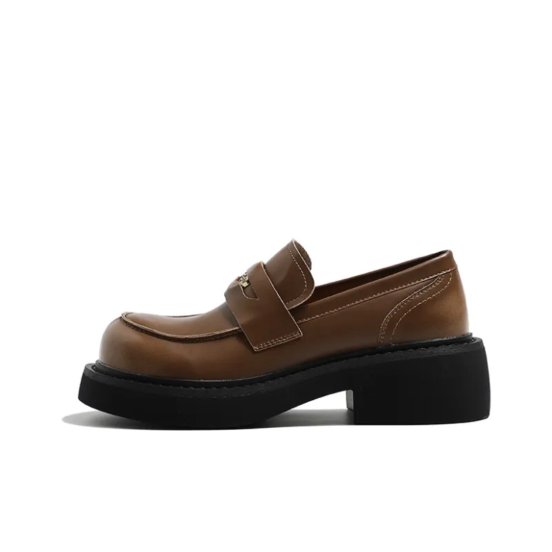 MIS. DANNY Loafers Women's Brown/Black-4