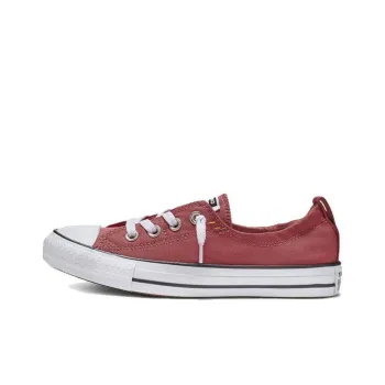 Converse Chuck Taylor All Star Shoreline Slip Low Top Canvas Red White Women's