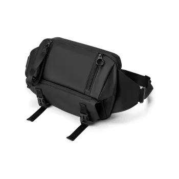 L&M Oxford Sling Bag Shoulder Bag Crossbody Bag Cross Backpack Regular Men's Black