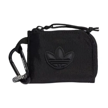 Adidas Originals Recycled Nylon Wallet Small Size Unisex Black
